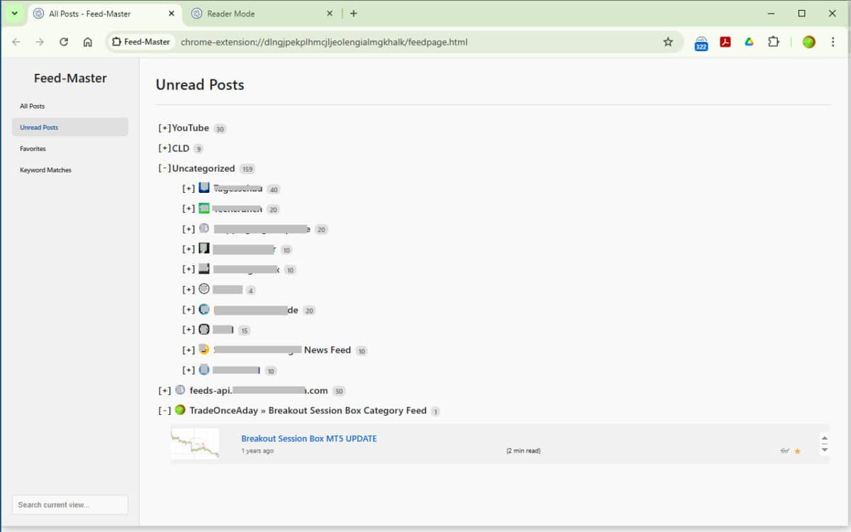 Free Feed-Master Chrome Extension is coming soon